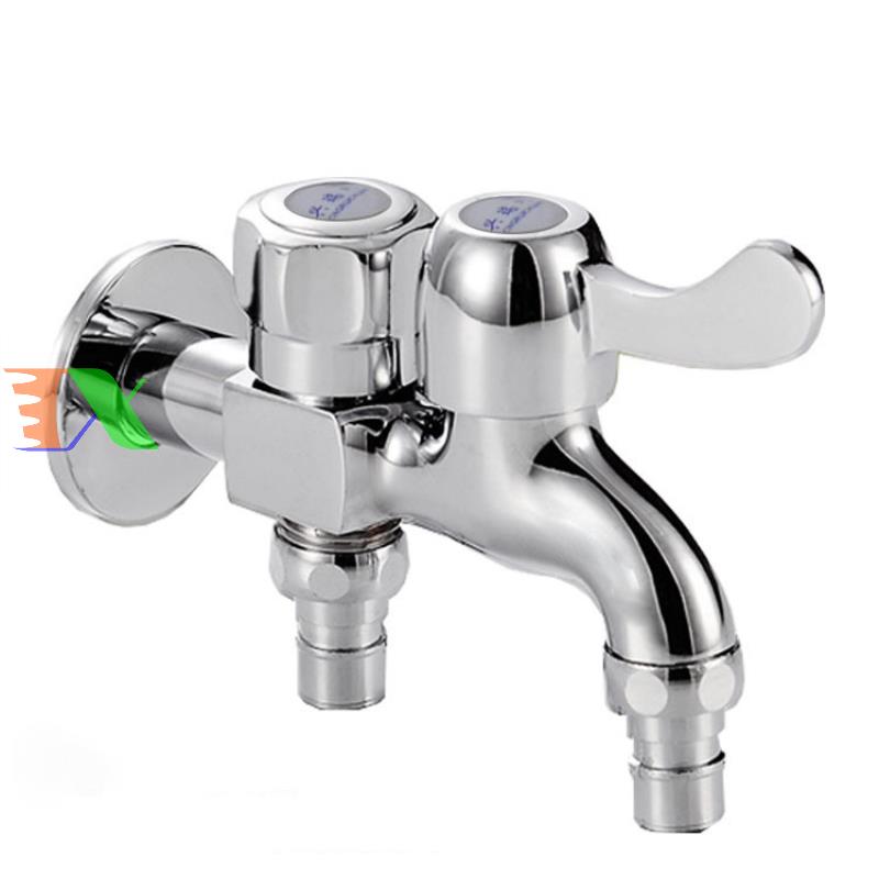 Vòi inox hai đầu ra